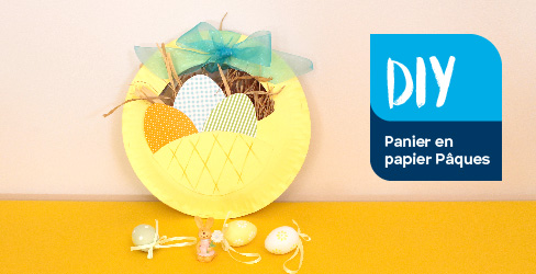 panier-paquies panier en papier pour paques